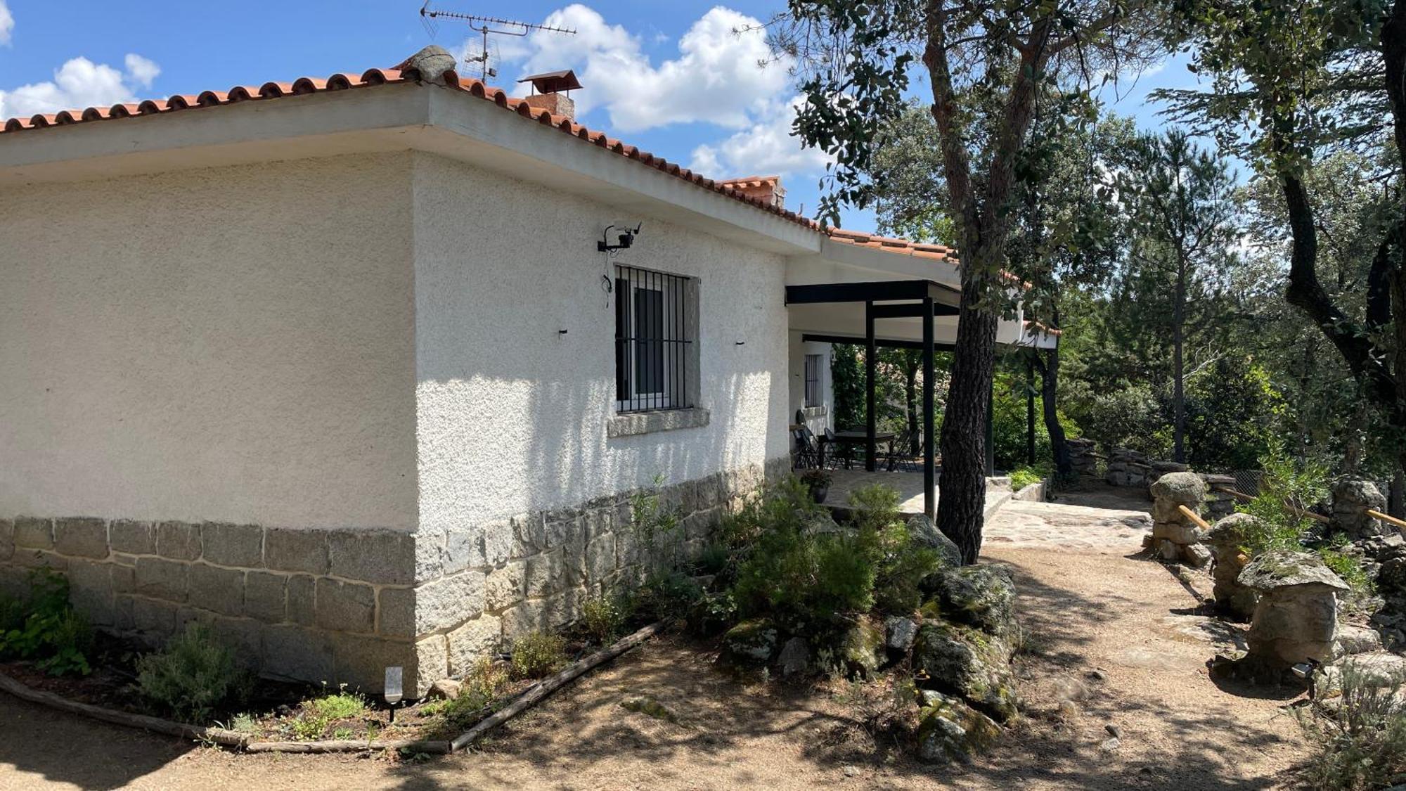 Chalet Con Piscina En Torrelodones Buitenkant foto