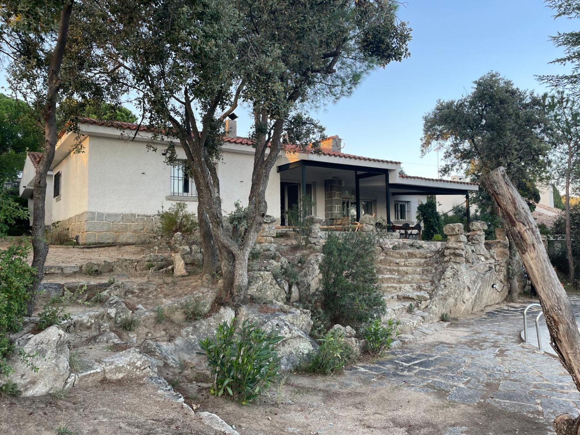 Chalet Con Piscina En Torrelodones Buitenkant foto