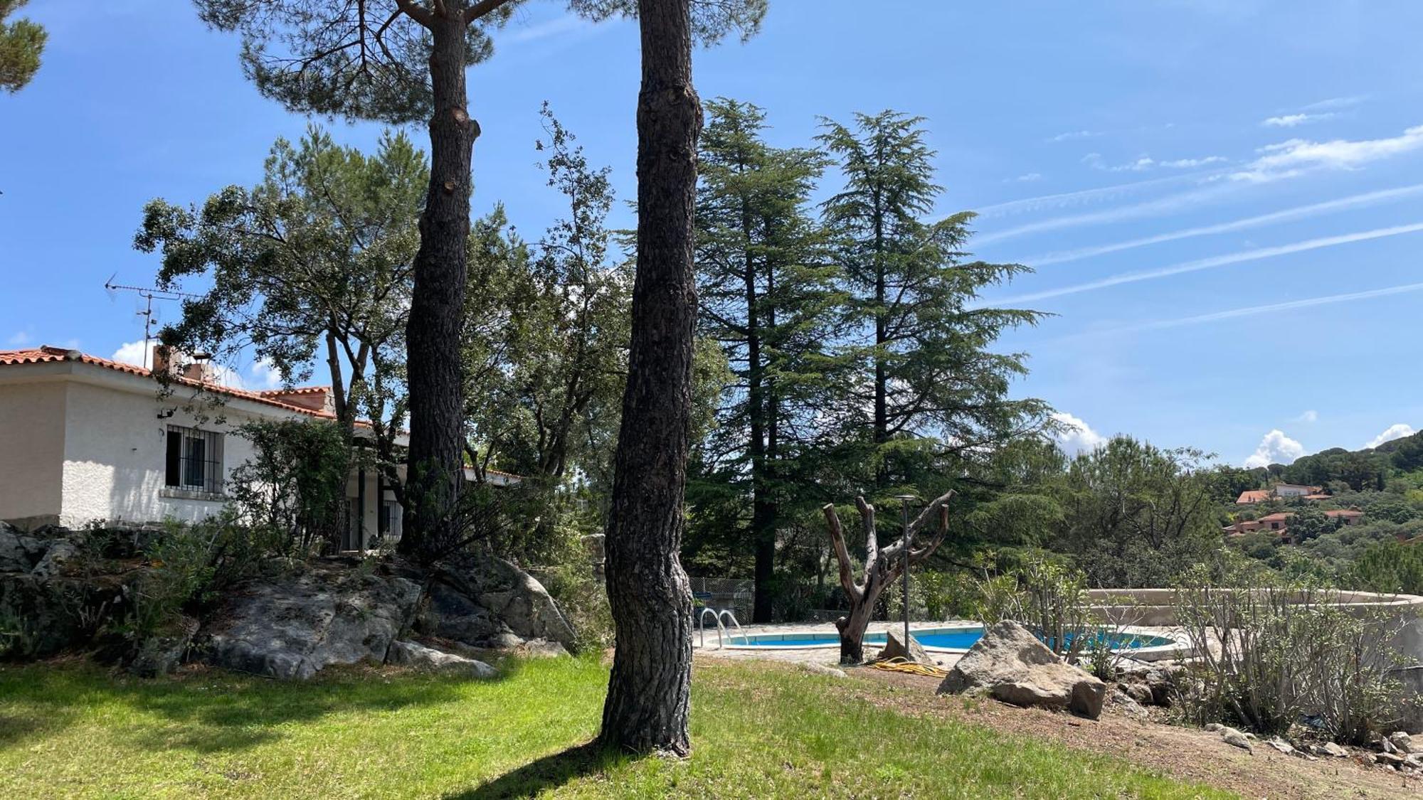 Chalet Con Piscina En Torrelodones Buitenkant foto